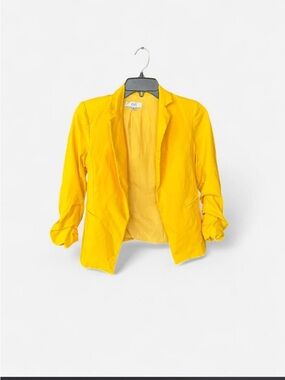 Ovi Yellow Women's Blazer Jacket